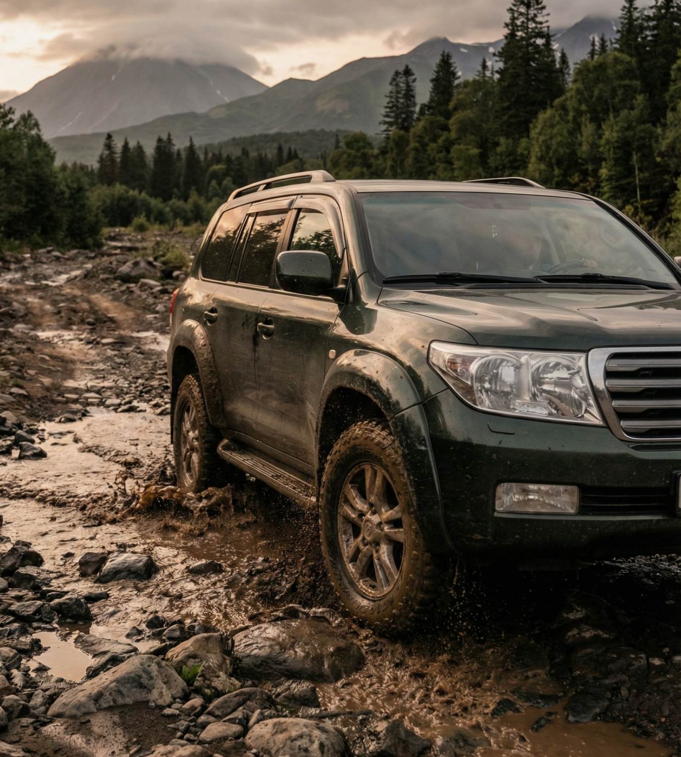 Джип-тур в Долину Не Гейзеров (Дачные источники) в июне